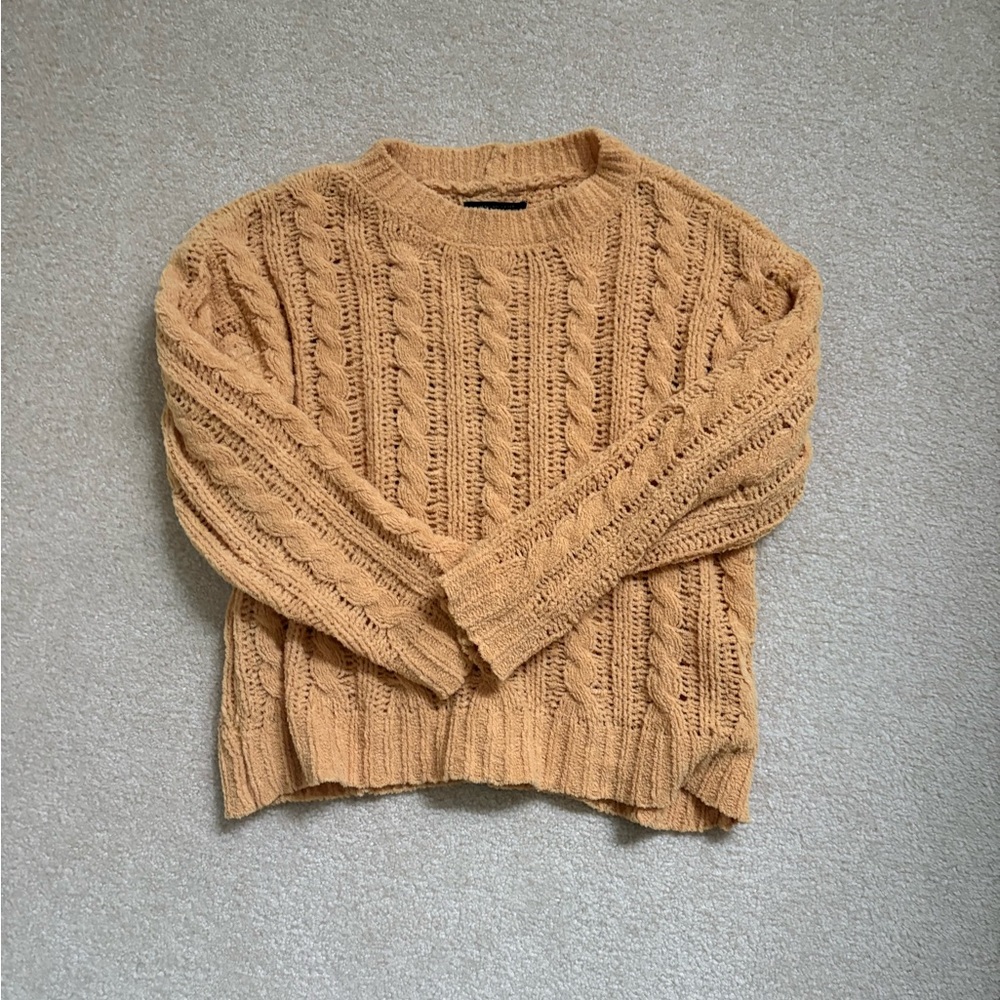 American Eagle Outfitters Tan Knit Sweater